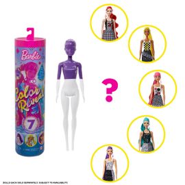 Barbie - Barbie Color Reveal Monochrome (Modèle Aléatoire) - Poupée Mannequin -  Poupée Mannequin Barbie - Dès 3 Ans