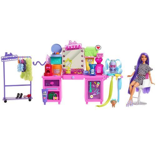 Barbie - Coffret Barbie Extra Studio De Mode - Accessoire Poupée Mannequin - Dès 3 Ans