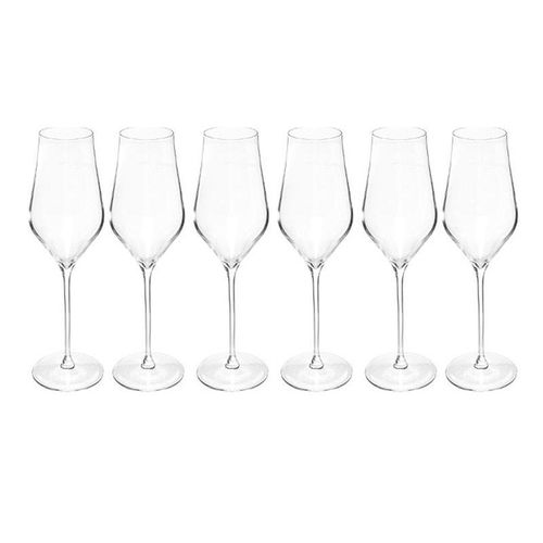 Lot De 6 Flûtes À Champagne "Douro" 31cl Transparent