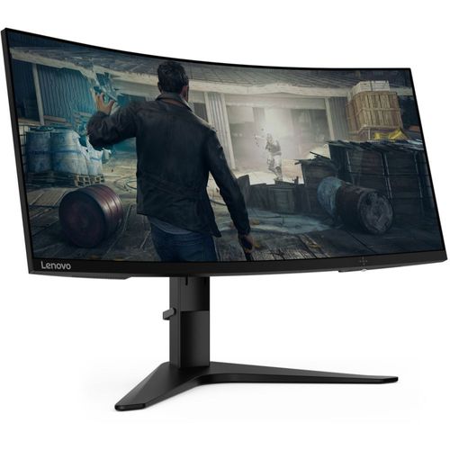 Lenovo G34w-10 - Écran LED - incurvé - 34" - 3440 x 1440 @ 144 Hz - VA - 350 cd/m² - 3000:1 - 4 ms - HDMI, DisplayPort - noir