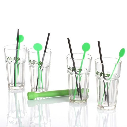 Coffret À Mojito "13 Pièces" 14cm Transparent