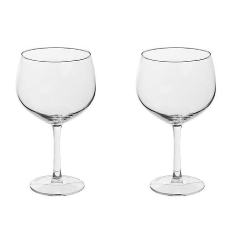 Lot De 2 Verres À Vin "Bourgogne" 65cl Transparent