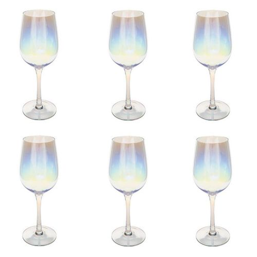Lot De 6 Verres À Vin "Fantasy" 38cl Transparent
