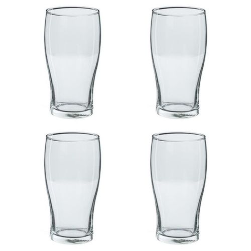 Lot De 4 Verres À Bière "Pinte" 57cl Transparent