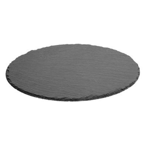 Lot De 6 Assiettes Plates "Ardoise" 28cm Gris