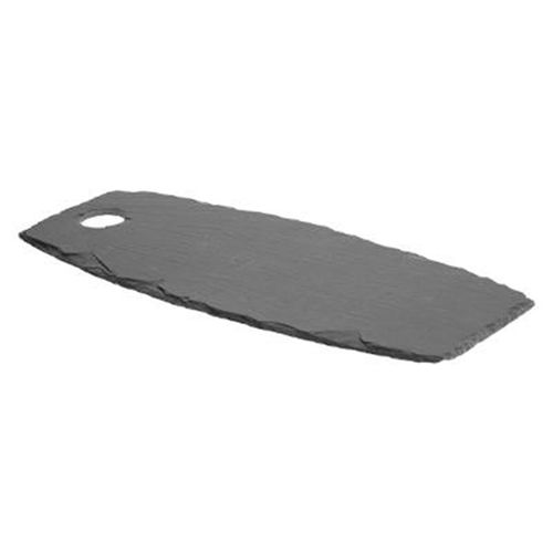 Lot De 6 Assiettes De Présentation "Ardoise" 44cm Noir