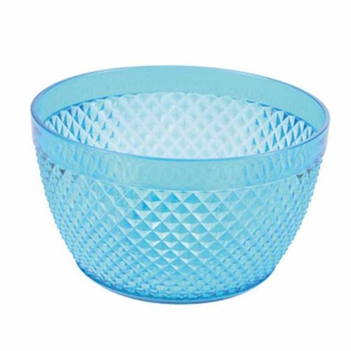 Paris Prix - Saladier Déco "Acrylique" 13cm Bleu