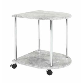 Paris Prix - Desserte De Cuisine Effet Béton "Miguel" 45cm Gris