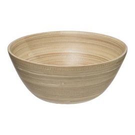 Saladier En Bambou "Bicolore" 17cm Naturel