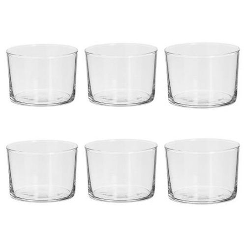 Lot De 6 Gobelets Bas "Bodeg'eau" 24cl Transparent