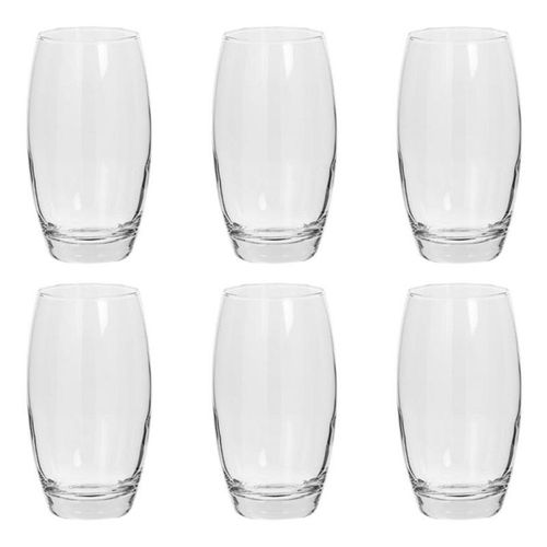 Lot De 6 Gobelets Hauts "Cesari'eau" 51cl Transparent