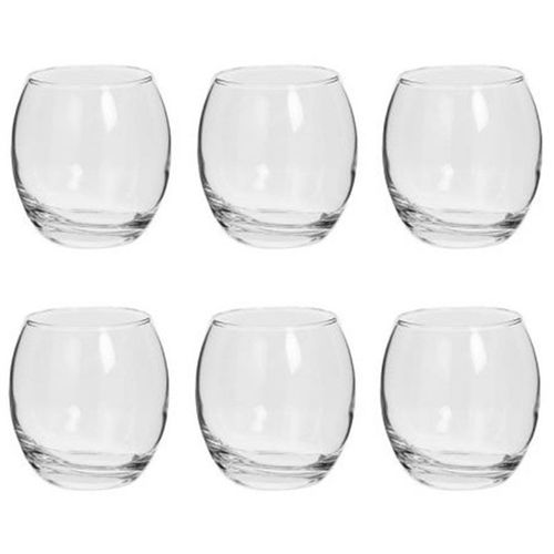 Lot De 6 Gobelets Bas "Cesari'eau" 40cl Transparent