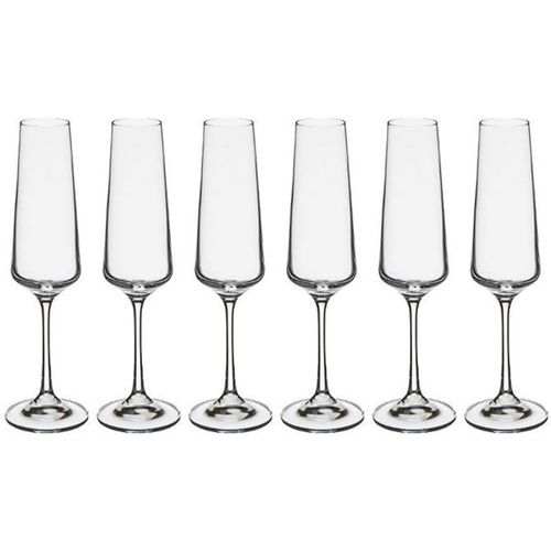Lot De 6 Flûtes À Champagne "Selenga Ii" 16cl Transparent
