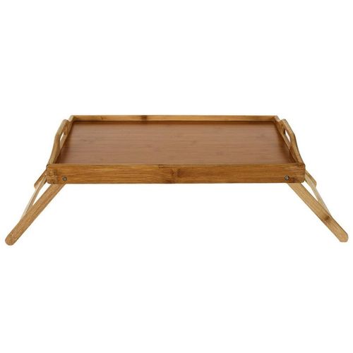 Plateau En Bambou Design "Dépliant" 45cm Beige