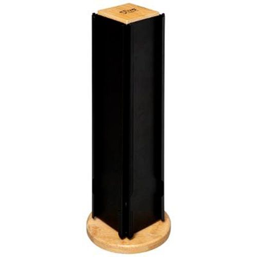 Porte 24 Capsules "Nera" 35cm Noir & Naturel