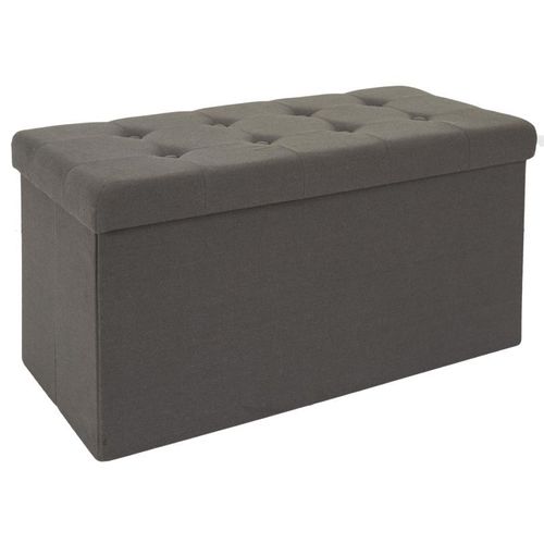 Banc Pliable & Coffre "Eleonor" 76cm Gris