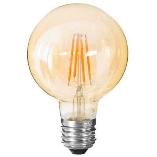Ampoule À Led "Ronde" 14cm Ambre
