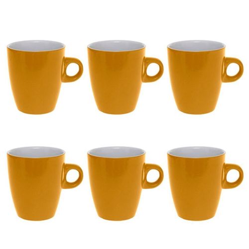 Lot De 6 Mugs "Colorama" 18cl Jaune