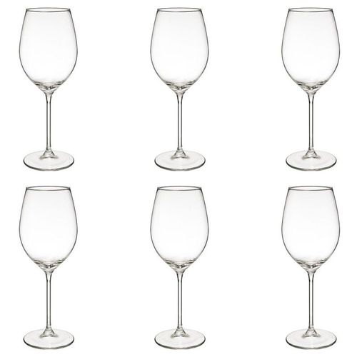 Lot De 6 Verres À Vin "Lina" 41cl Transparent