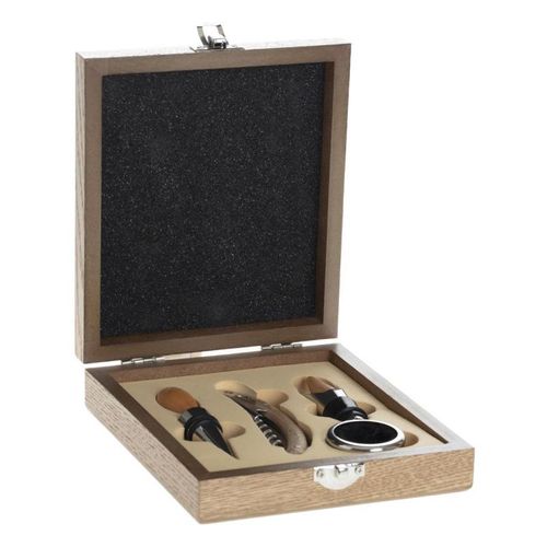 Coffret 4 Pièces Sommelier "Marc" 17cm Naturel