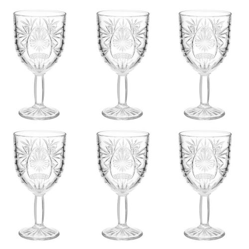 Lot De 6 Verres À Vin "Ayla" 29cl Transparent
