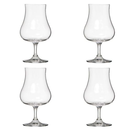 Lot De 4 Verres Design "Liqueur" 22cl Transparent