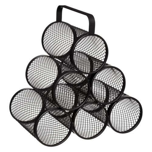 Range-Bouteilles Design "Mayaj" 30cm Noir