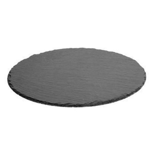 Assiette De Présentation "Ardoise" 32cm Gris