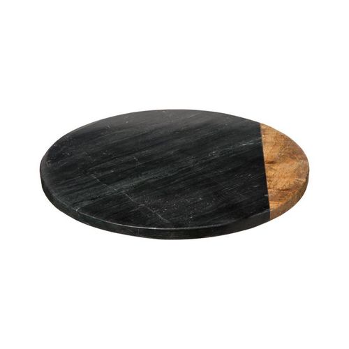 Plateau Tournant Design "Geom" 30cm Noir