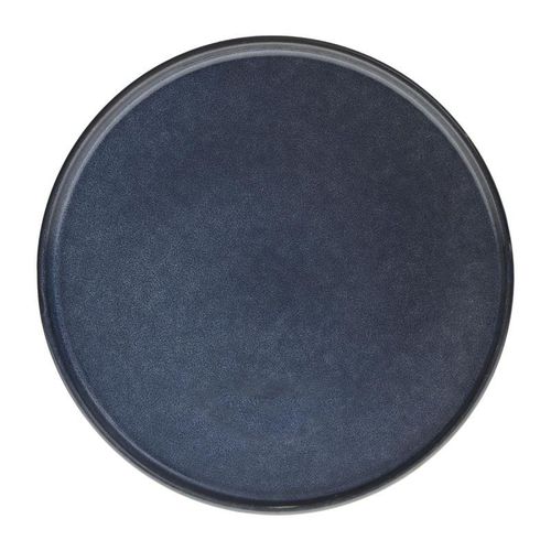 Lot De 6 Assiettes Plates "Terre Inconnue" 27cm Bleu