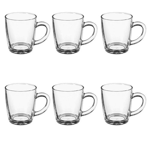 Lot De 6 Mugs "Liam" 34cl Transparent