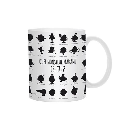 Paris Prix - Mug Magique "Monsieur & Madame®" 12cm Blanc