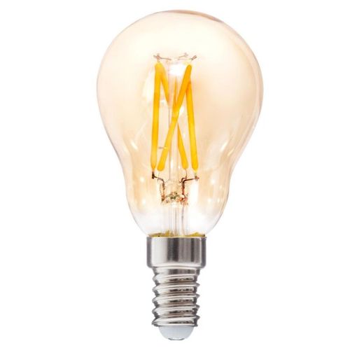 Ampoule À Led "Ronde" 9cm Ambre