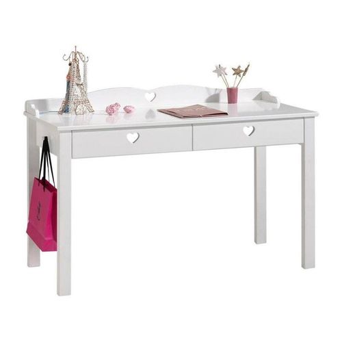 Paris Prix - Bureau Enfant "Amori" 130cm Blanc