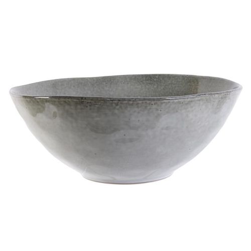 Paris Prix - Saladier Design "Au Grès Du Temps" 28cm Gris