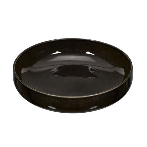 Paris Prix - Saladier En Céramique Design "Gancia" 2,5l Noir