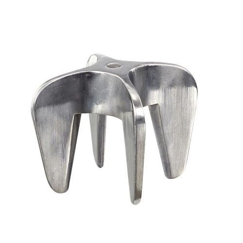 Paris Prix - Tire-Bouchon En Métal "Vin Pétillant" 6cm Argent