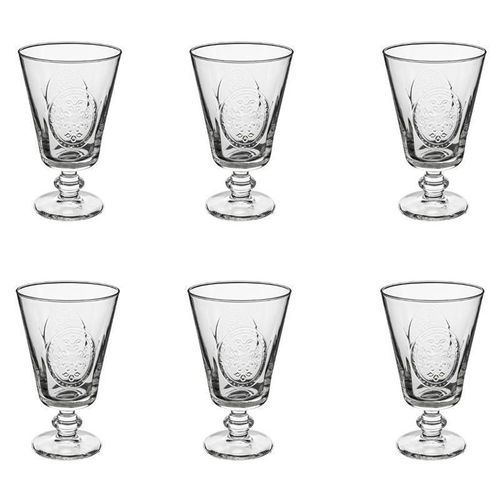 Lot De 6 Verres À Vin "Countryside" 35cl Transparent
