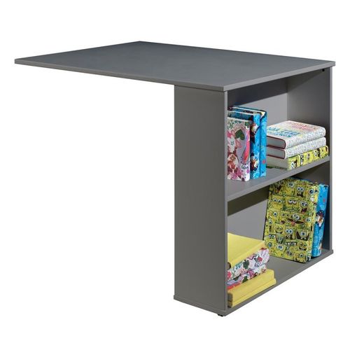 Bureau De Lit Enfant Surélevé "Pino" 94cm Gris