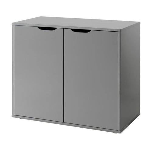 Paris Prix - Commode 2 Portes Enfant "Pino" 86cm Gris