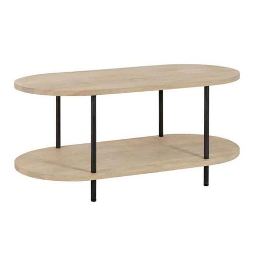 Paris Prix - Table Basse 2 Niveaux "Eli" 120cm Naturel