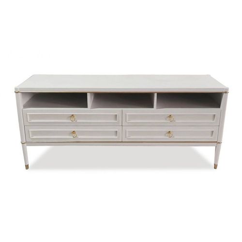 Paris Prix - Meuble Tv 4 Tiroirs "Marinela" 150cm Naturel