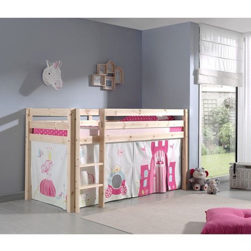Lit Enfant "Pino Princesse" 90x200cm Naturel