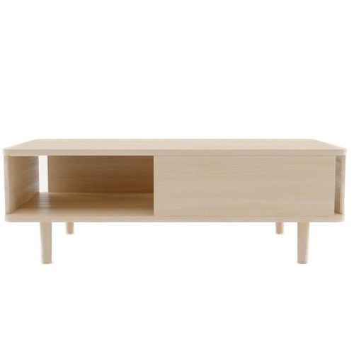 Paris Prix - Table Basse Design "Hillen" 125cm Naturel