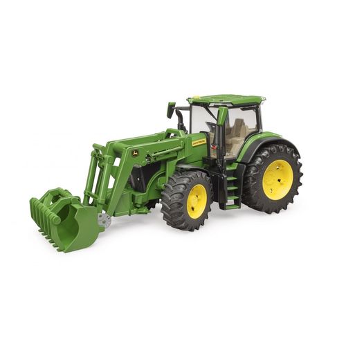 Bruder Tracteur John Deere 7r 350 Avec Fourche