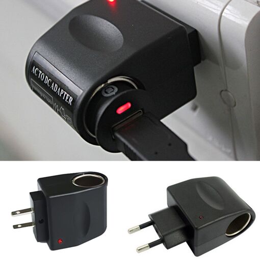Adaptateur allume-cigare de voiture, prise de convertisseur de pris...