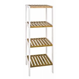 Paris Prix - Étagère 4 Niveaux En Bambou "Stacy" 112cm Naturel