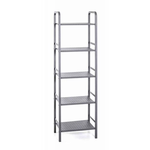 Paris Prix - Étagère Design 5 Niveaux "Melo" 137cm Gris
