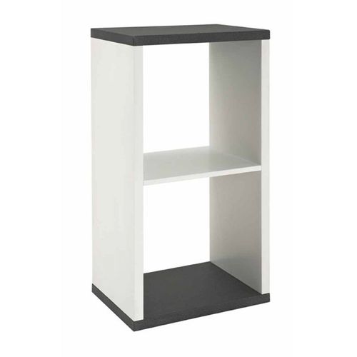 Paris Prix - Étagère Design 3 Niveaux "Granit" 84cm Blanc