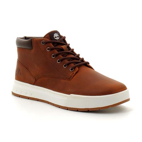 Timberland - Basket Mi-Haute À Lacets Pour Homme Maple Grove - Marron - 40